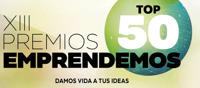 Sello de los XIII Premios Emprendemos, TOP 50